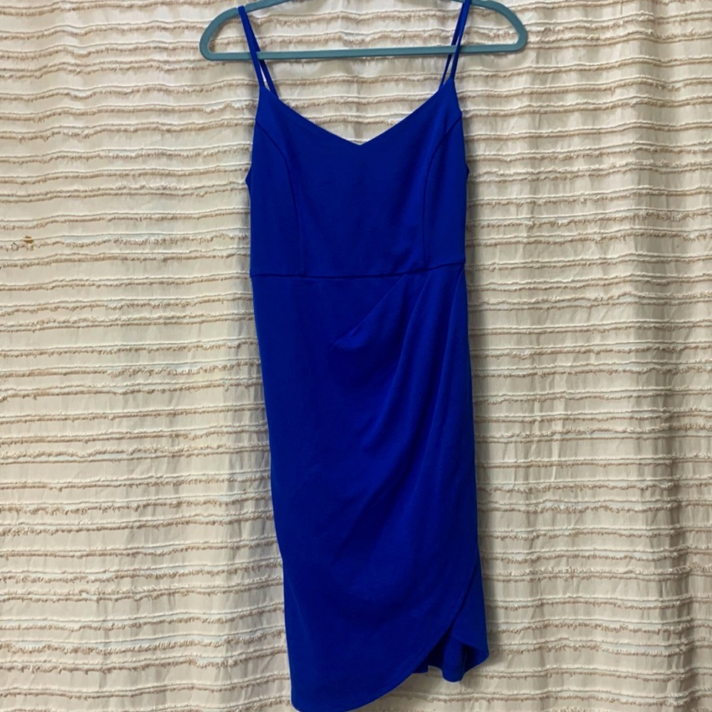 Brand new blue cocktail dress.